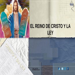 El reino de Cristo y la ley - Spiritual