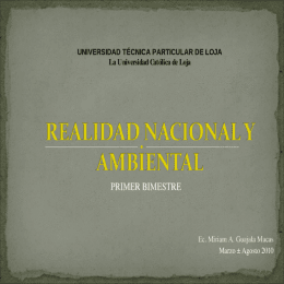 Historia del ecuador - Real Estate