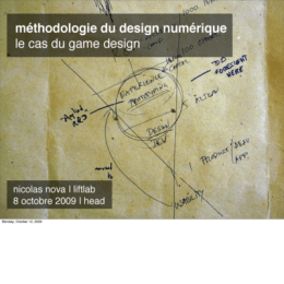 Méthodologie du design numérique: le cas du game design - Design