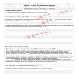 Brevet Blanc HG Letudiant - Documents