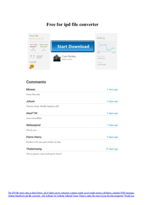 free for ipd file converter - Art & Photos